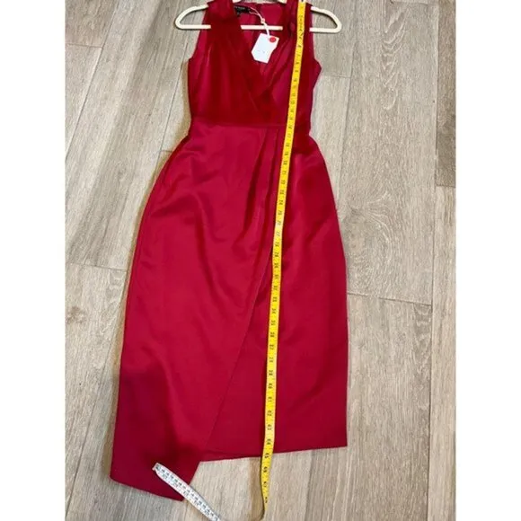 Ted Baker London Chrisey Fixed Wrap Midi Dress Size 2