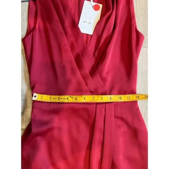 Ted Baker London Chrisey Fixed Wrap Midi Dress Size 2