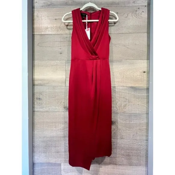 Ted Baker London Chrisey Fixed Wrap Midi Dress Size 2