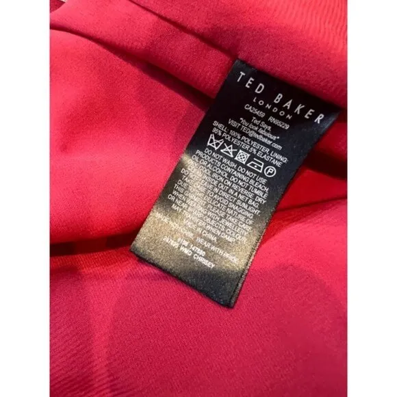 Ted Baker London Chrisey Fixed Wrap Midi Dress Size 2