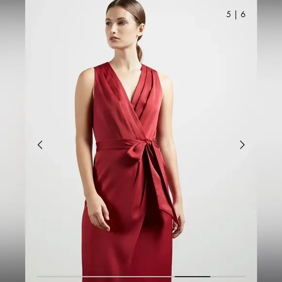 Ted Baker London- Chrisey Fixed Wrap Midi Dress