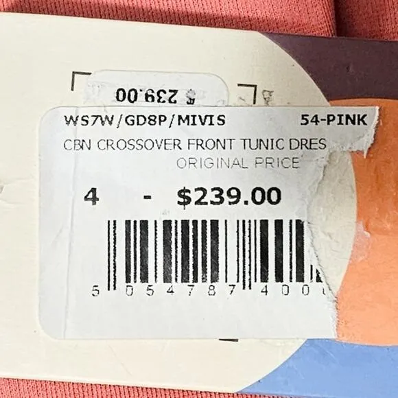 Ted Baker New Mivis Crossover Front Tunic Dress size 4