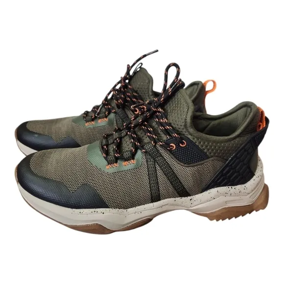 Territory Men's Sidewinder Water-resistant Knit Trail Sneakers Green, Size 11