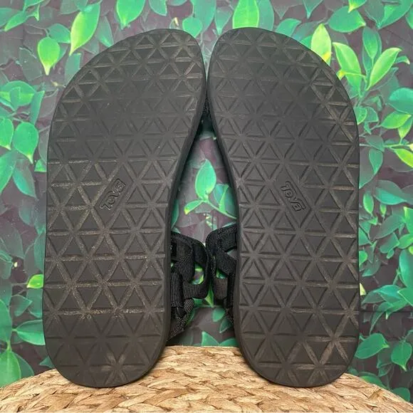Teva universal original black strap Velcro sandals