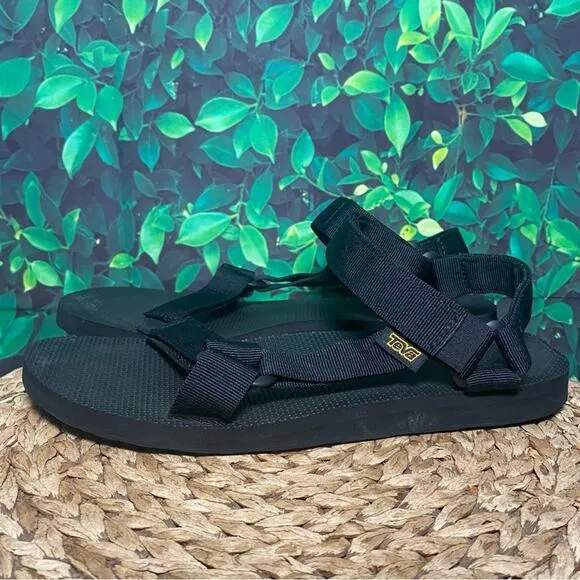 Teva universal original black strap Velcro sandals
