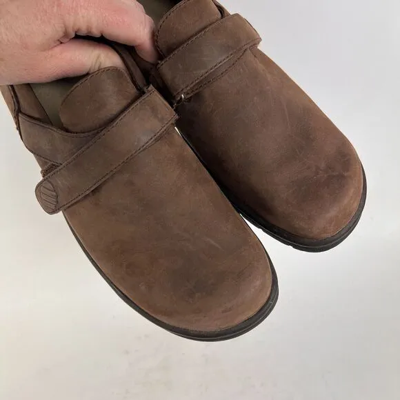 Teva Vermont loafers women's size 7.5 brown leather minimalist slip on shoes