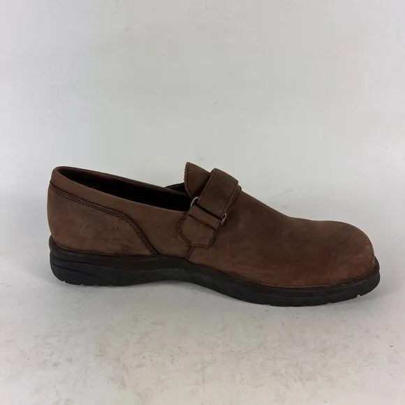 Teva Vermont loafers women's size 7.5 brown leather minimalist slip on shoes