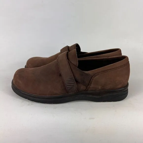 Teva Vermont loafers women's size 7.5 brown leather minimalist slip on shoes