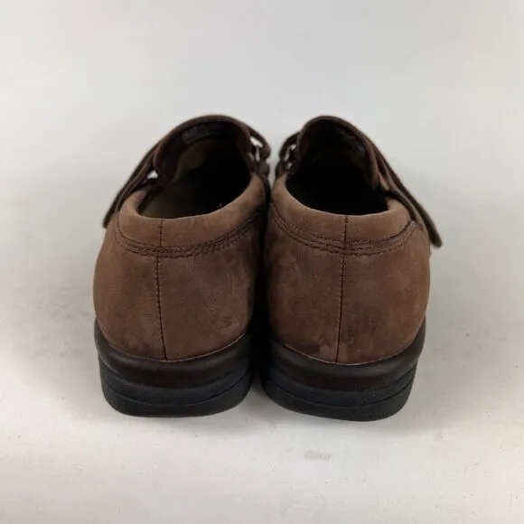 Teva Vermont loafers women's size 7.5 brown leather minimalist slip on shoes