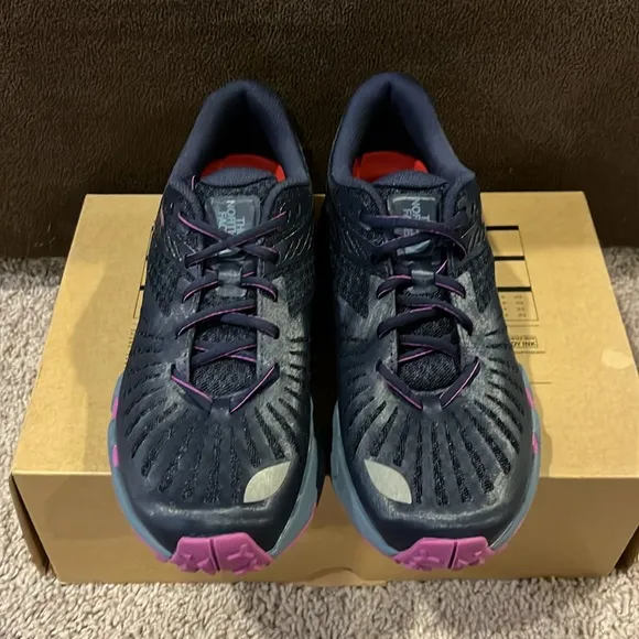 The North Face Corvara Trail shoes sneakers new navy purple Women’s Sizes