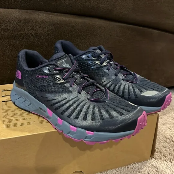The North Face Corvara Trail shoes sneakers new navy purple Women’s Sizes