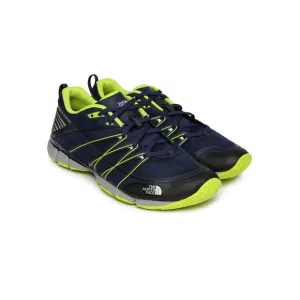 The North Face Litewave Ampere Trail Sneakers Cosmic Blue Lantern Green Size 9.5