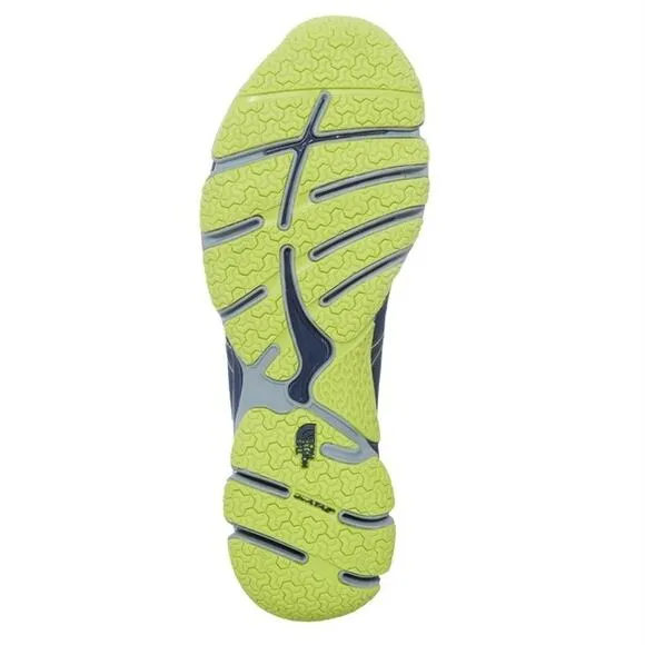 The North Face Litewave Ampere Trail Sneakers Cosmic Blue Lantern Green Size 9.5