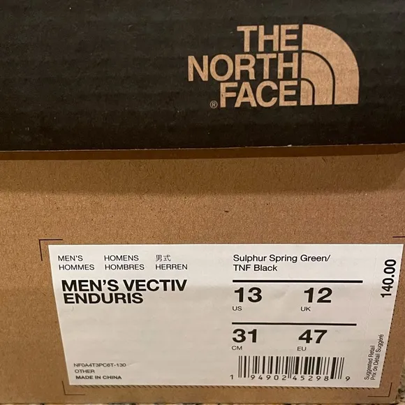 The North Face Men’s VECTIV Enduris Trail Sneakers