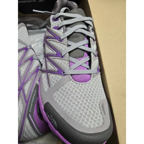 The North Face Ultra Endurance Trail Running Women's Foil Grey Sweet Violet, 7.5