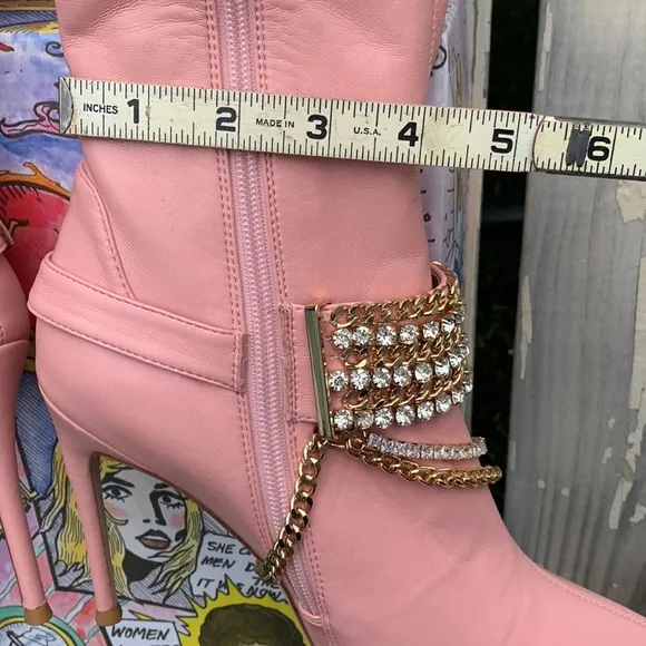 Thigh high boots JEFFREY CAMPBELL pink