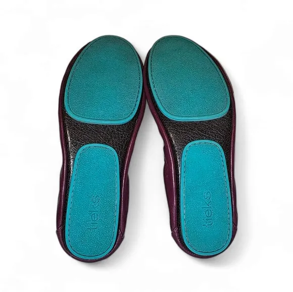 Tieks by Gavrieli Burgundy Leather Ballet Flats