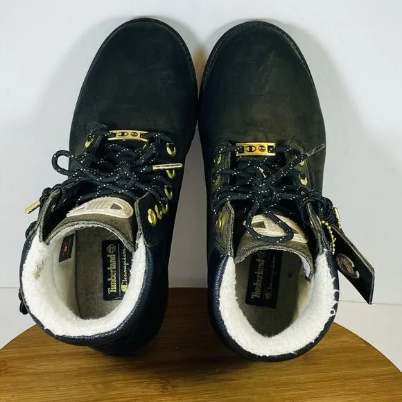 Timberland Champion Boots Limited Release Black Leather US size 6.5 Boys