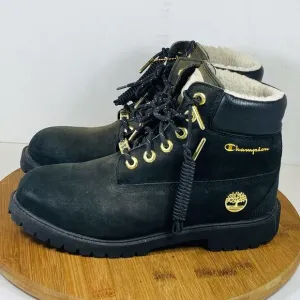 Timberland Champion Boots Limited Release Black Leather US size 6.5 Boys