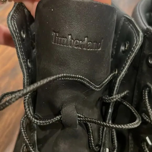 Timberland high top ortholite Boots size 10 black in EUC