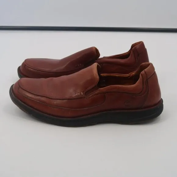 Timberland Men's Brown Leather Loafers Smart Comfort System Precise Fit 15/15.5