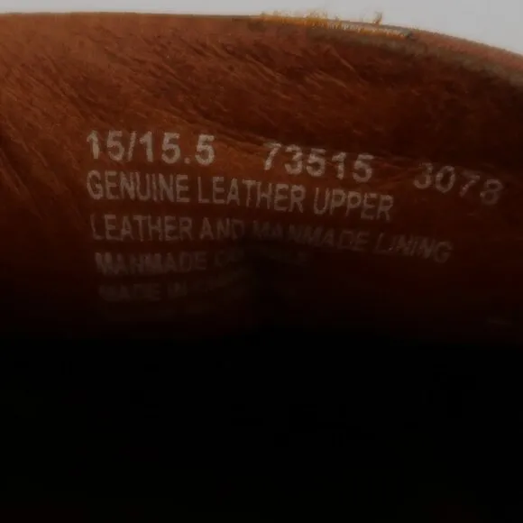 Timberland Men's Brown Leather Loafers Smart Comfort System Precise Fit 15/15.5