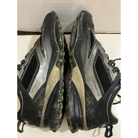Timberland Men's Size 12 M black gray Trail Gore-Tex  Hiking  Boots Green 6