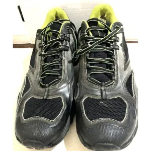 Timberland Men's Size 12 M black gray Trail Gore-Tex  Hiking  Boots Green 6