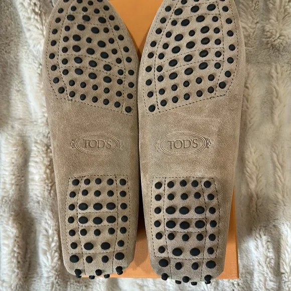 Tod's Brown Suede Loafers