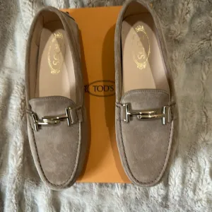 Tod's Brown Suede Loafers