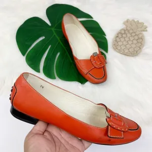 Tod's | Dark Orange Leather Driving Loafer $425!