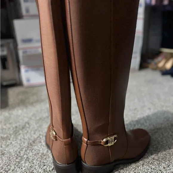 Tommy Hilfiger Women's Brown Knee-High Boots
