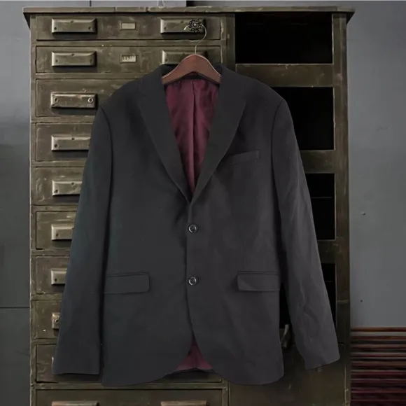 TOPMAN • Black Skinny Fit Blazer Suit Jacket