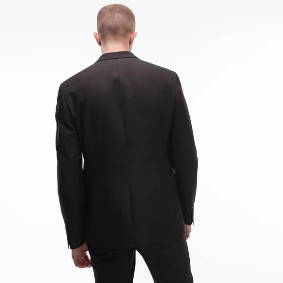TOPMAN • Black Skinny Fit Blazer Suit Jacket