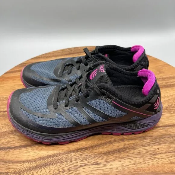 Topo Athletic W-Runventure 2 Shoes Womens 6.5 Trail Running Sneakers Blue Hiking