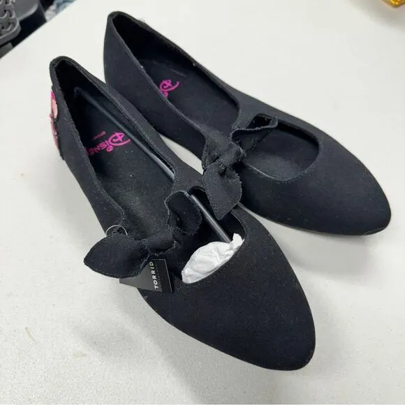 Torrid X Disney Alice In Wonderland Cat Slip On Flats Womens 7.5 Mary Jane Shoes