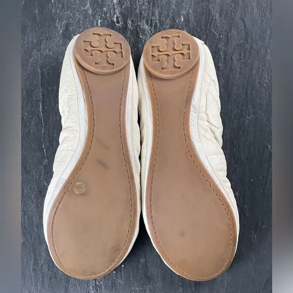 Tory Burch Eddie-Lambskin Ballet Flats