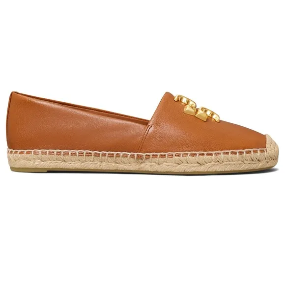 Tory Burch® Eleanor Espadrille Flats In Bourbon Size 11 M NIB
