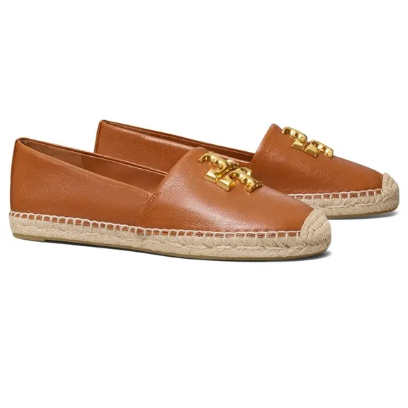 Tory Burch® Eleanor Espadrille Flats In Bourbon Size 11 M NIB