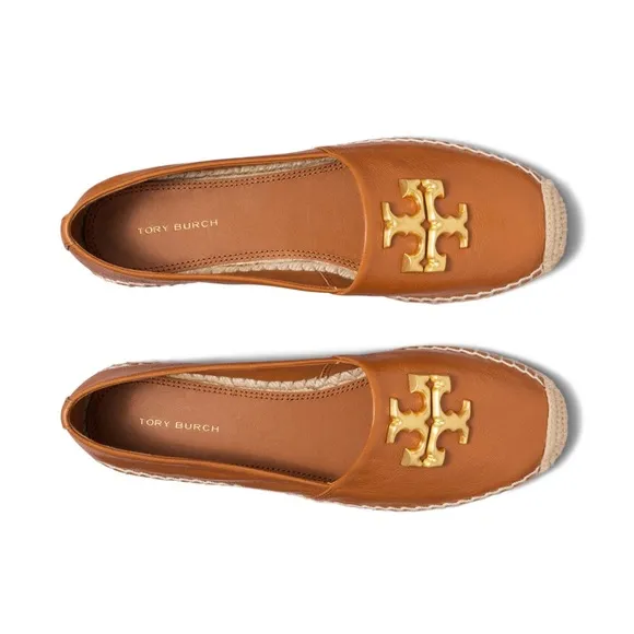 Tory Burch® Eleanor Espadrille Flats In Bourbon Size 11 M NIB