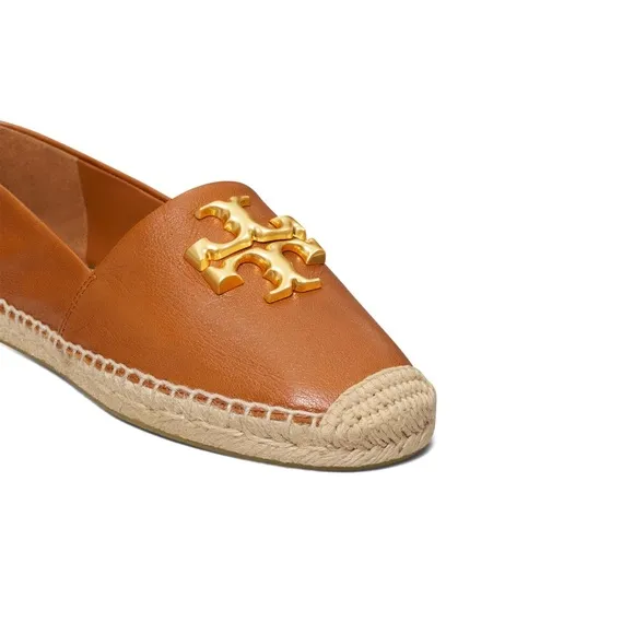 Tory Burch® Eleanor Espadrille Flats In Bourbon Size 11 M NIB