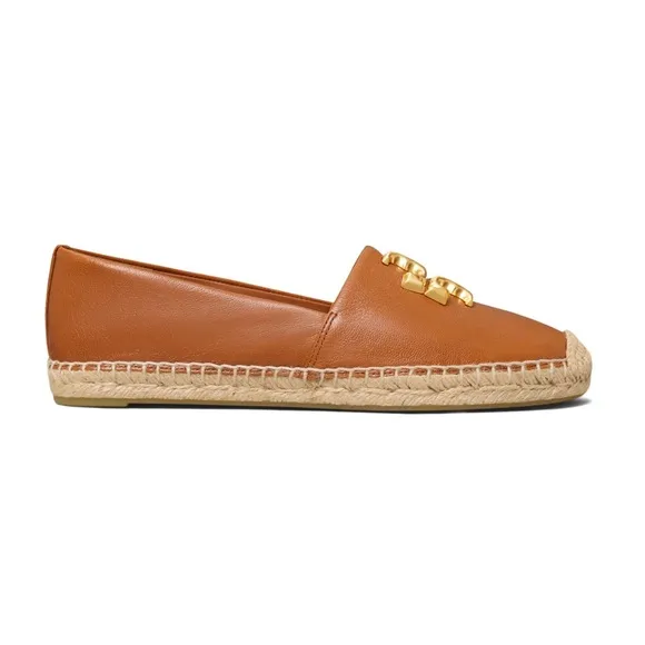 Tory Burch® Eleanor Espadrille Flats In Bourbon Size 11 M NIB