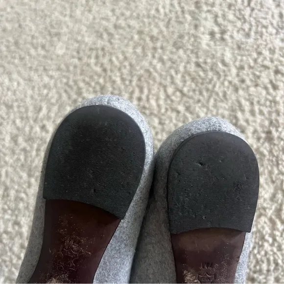 Tory Burch grey flats