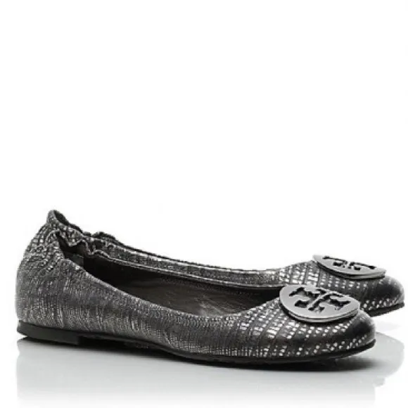 Tory Burch lizard print reva flat