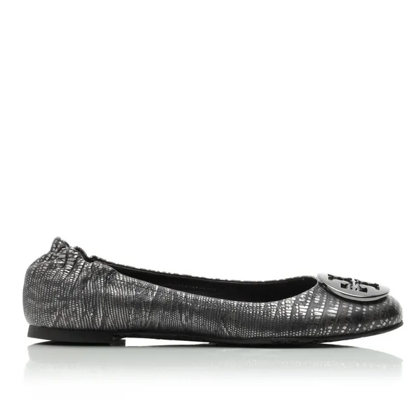 Tory Burch lizard print reva flat
