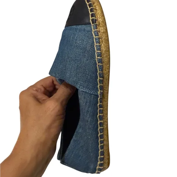 Tory Burch Men's Blue Espadrilles in great conditions