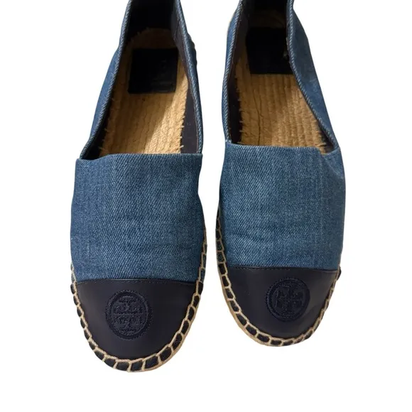 Tory Burch Men's Blue Espadrilles in great conditions
