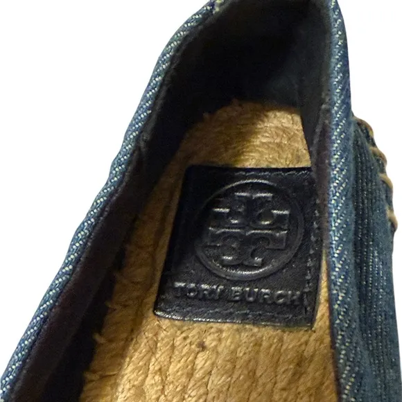 Tory Burch Men's Blue Espadrilles in great conditions