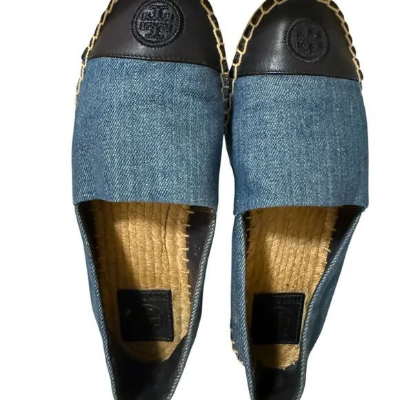 Tory Burch Men's Blue Espadrilles in great conditions