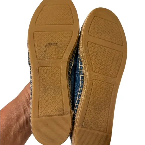 Tory Burch Men's Blue Espadrilles in great conditions